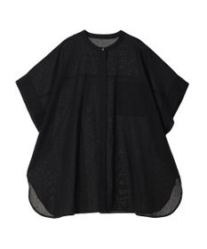 Green Parks 綿麻混ポンチョ風シャツ