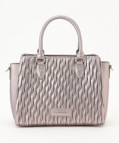 LA BAGAGERIE ランダムプリーツ2WAYハンドバッグ