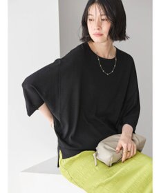 AMERICAN HOLIC 接触冷感トライアングルスリーブニットプルオーバー