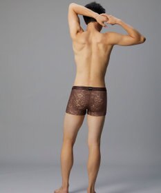 WACOAL MEN ボクサーパンツ 「レースボクサー」 通気性 フロント快適グラマラス 前閉じ GT3340 /ブロス バイ ワコールメン