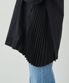 earth music&ecology サイドプリーツ裏起毛プルオーバー