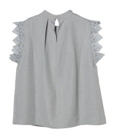 Green Parks ・ＥＬＥＮＣＡＲＥ　ＤＵＥ　リネンライクレースブラウス