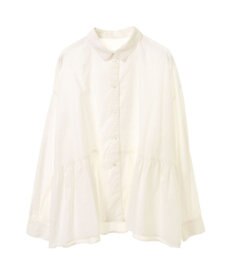 CRAFT STANDARD BOUTIQUE ペプラムブラウス（長袖）