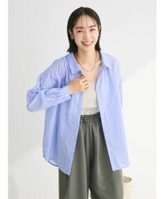 Green Parks インド綿 ボイルゆったりシャツ