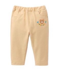 MIKI HOUSE HOT BISCUITS 【80-120cm】 パステルロゴ ストレッチパンツ
