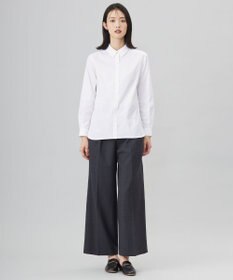 J.PRESS LADIES L 【洗える】PINオックス ボタンダウン シャツ