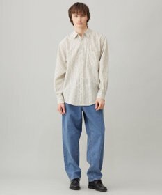 UNFILO MENS コットンライク レギュラーカラー シャツ