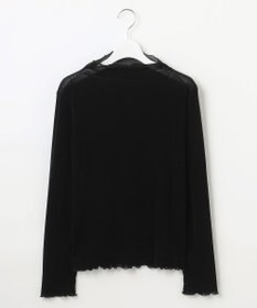 Feroux 【洗える】ベロア ハイネックトップス
