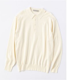 UNFILO MENS ライトウォーム ニットポロ