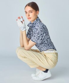 FILA GOLF／marie claire 【Marie claire sports】ハーフジップ半袖シャツ