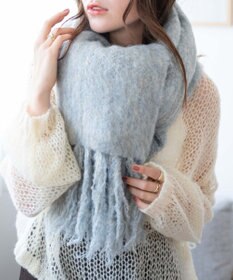 WEGO ブークレニットロングマフラー