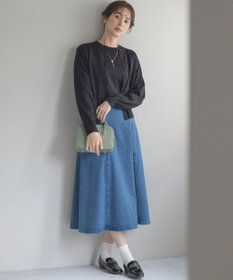 ライトデニム フレアスカート / 組曲 | ファッション通販 【公式