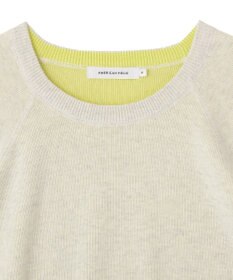 AMERICAN HOLIC バイカラースウェットライクニット