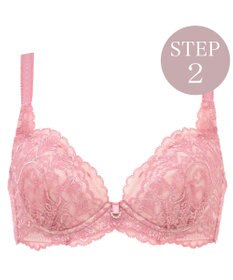 BRADELIS New York 【BRADELIS New York/ 育乳ブラ・STEP2 寄せる】ベルステップ2ブラ25S1 ブラデリス 補正 ブラジャー 谷間を作るブラ