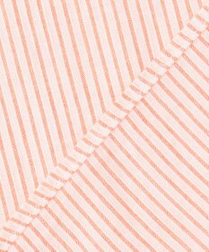 JOSEPH ABBOUD 【サスティナブル・７分袖】コットンリヨセルリネンコードストライプ シャツ