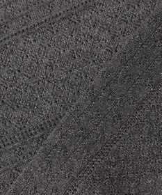 組曲 S 編み柄ディテールニット