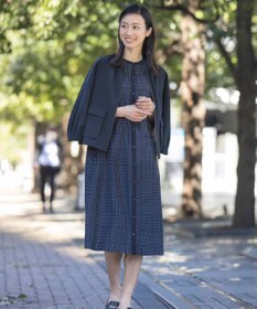 J.PRESS LADIES L 【WEB限定・洗える】ボイルドワッシャー ブルゾン