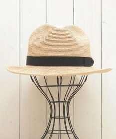石田製帽 【UNISEX】 ラフィアブレード 中折れソフトハット