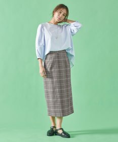 ANY 【UVカット/抗菌防臭/吸水速乾】エニィファンクション袖タックブラウス