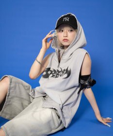 WEGO 【ユニセックス着用ITEM】ダブルニーロゴデニムショーツ