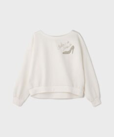 GRACE CONTINENTAL モチーフ刺繍スウェットトップ