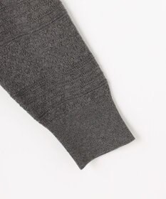 組曲 S 編み柄ディテールニット