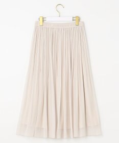 ANY SIS L 【洗える】シャイニープリーツ スカート