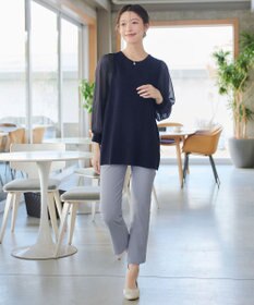 Tiaclasse 日本製デンビスリムストレートパンツ