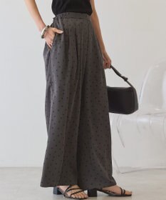 AMERICAN HOLIC ドットサテンイージーパンツ