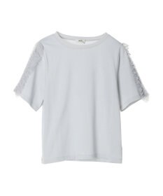 earth music&ecology チュールフリルプルオーバー