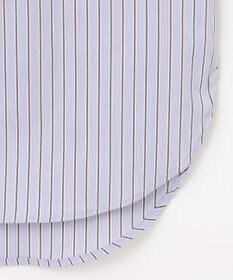 J.PRESS LADIES L 【洗える】BEZ ストライプ フリルネック ブラウス