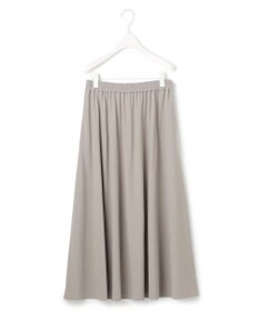 ICB 【接触冷感・UVカット・速乾・洗える】マットスキューバ フレアスカート