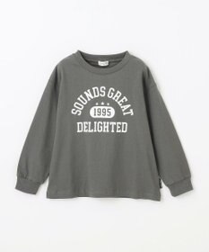 ANY KIDS ロゴプリント 長袖Tシャツ