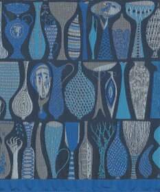 槇田商店 Stig Lindberg POTTERY ブルー 長傘