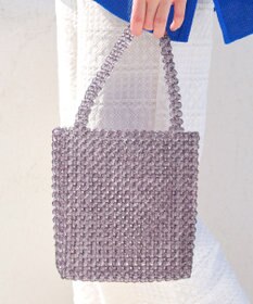 Tiaclasse ビーズのハンドバッグ