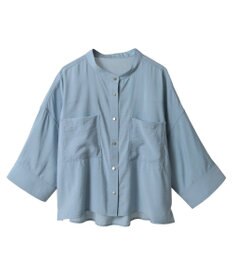 AMERICAN HOLIC 接触冷感Wポケット5分袖ショートシャツ