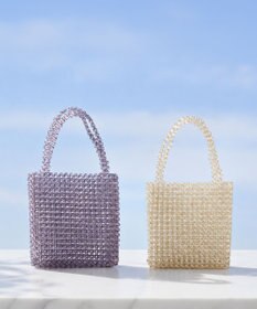 Tiaclasse ビーズのハンドバッグ