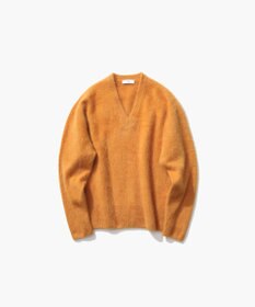 ATON ROYAL FUR CASHMERE | Vネックセーター
