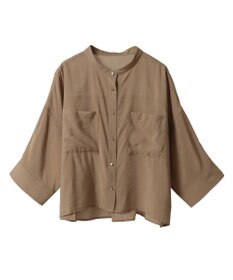 AMERICAN HOLIC 接触冷感Wポケット5分袖ショートシャツ