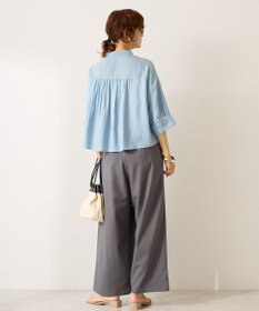 AMERICAN HOLIC 接触冷感Wポケット5分袖ショートシャツ