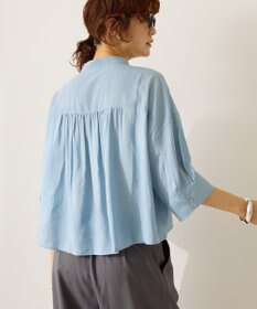 AMERICAN HOLIC 接触冷感Wポケット5分袖ショートシャツ