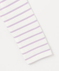 ANY KIDS リボン×ボーダー長袖Tシャツ