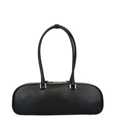 INTER-CHAUSSURES 【CHRISTIAN VILLA】レザーワイドミディアムショルダーバッグ