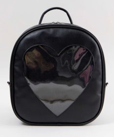 WEGO 【痛バ＆推し活グッズ】ハートウィンドウ痛リュック