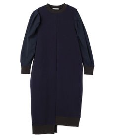 Green Parks armonia. リブ使いコクーンポンチワンピース