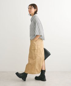 Green Parks シャイニーカーゴスカート