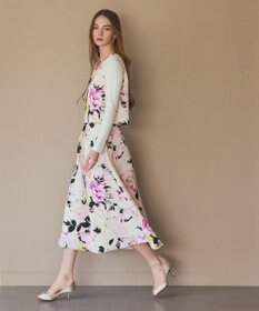 GRACE CONTINENTAL ボタニカルセパレートドレス