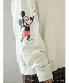 Green Parks ミッキーマウス・クラブ／袖アート裏毛プルオーバーⅡ
