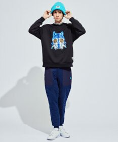 PW CIRCULUS 【MEN】ウルフモチーフスエット