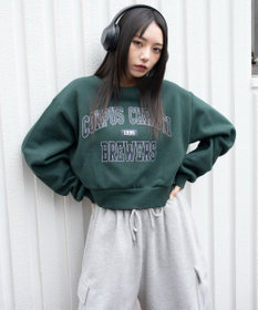 WEGO 【暖かい/裏起毛】裏起毛グラフィックスウェット